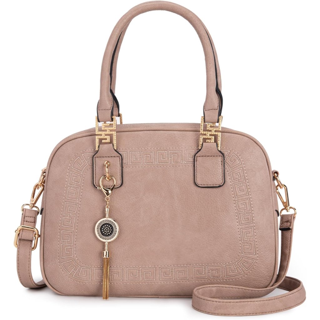 Small Top Handle Purse For Women Crossbody Satchel Handbag Barrel Bag